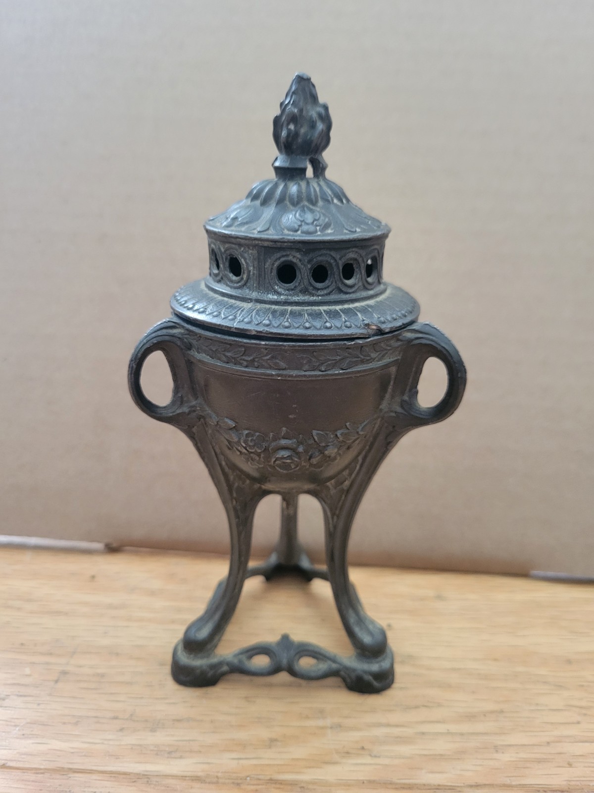Antique Depose French Incense Burner Censer Rare Art Nouveau