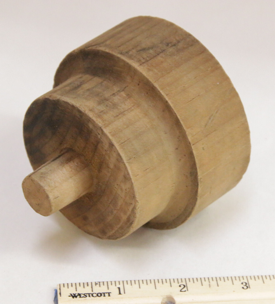 Goodspeed ~3 3/8″ Diameter Industrial Foundry Wood Mold Pattern VINTAGE