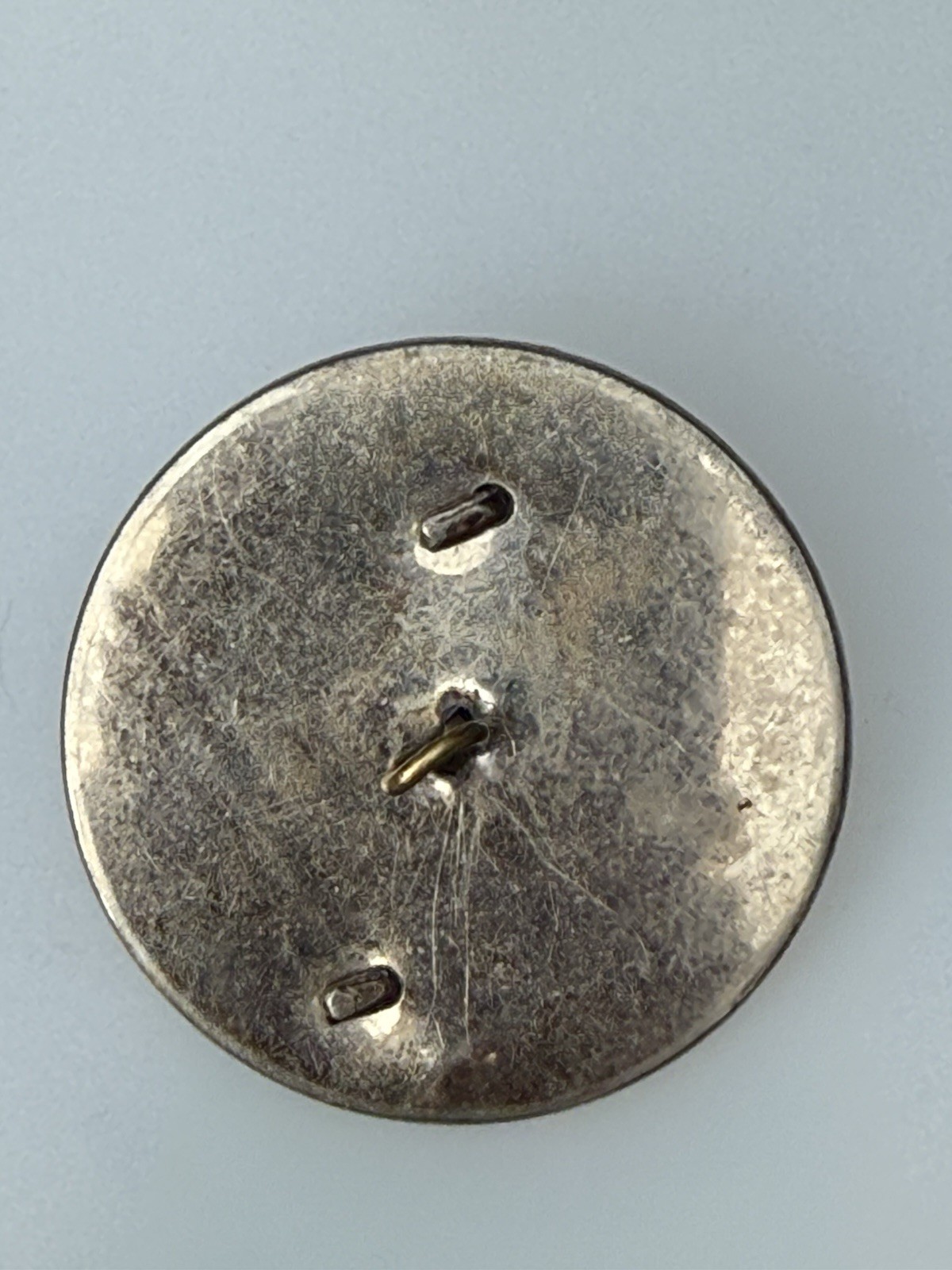 Antique Brass Picture Button “The Piper” BBB Ref Plate 210 #6 – 1 5/8” Pictorial