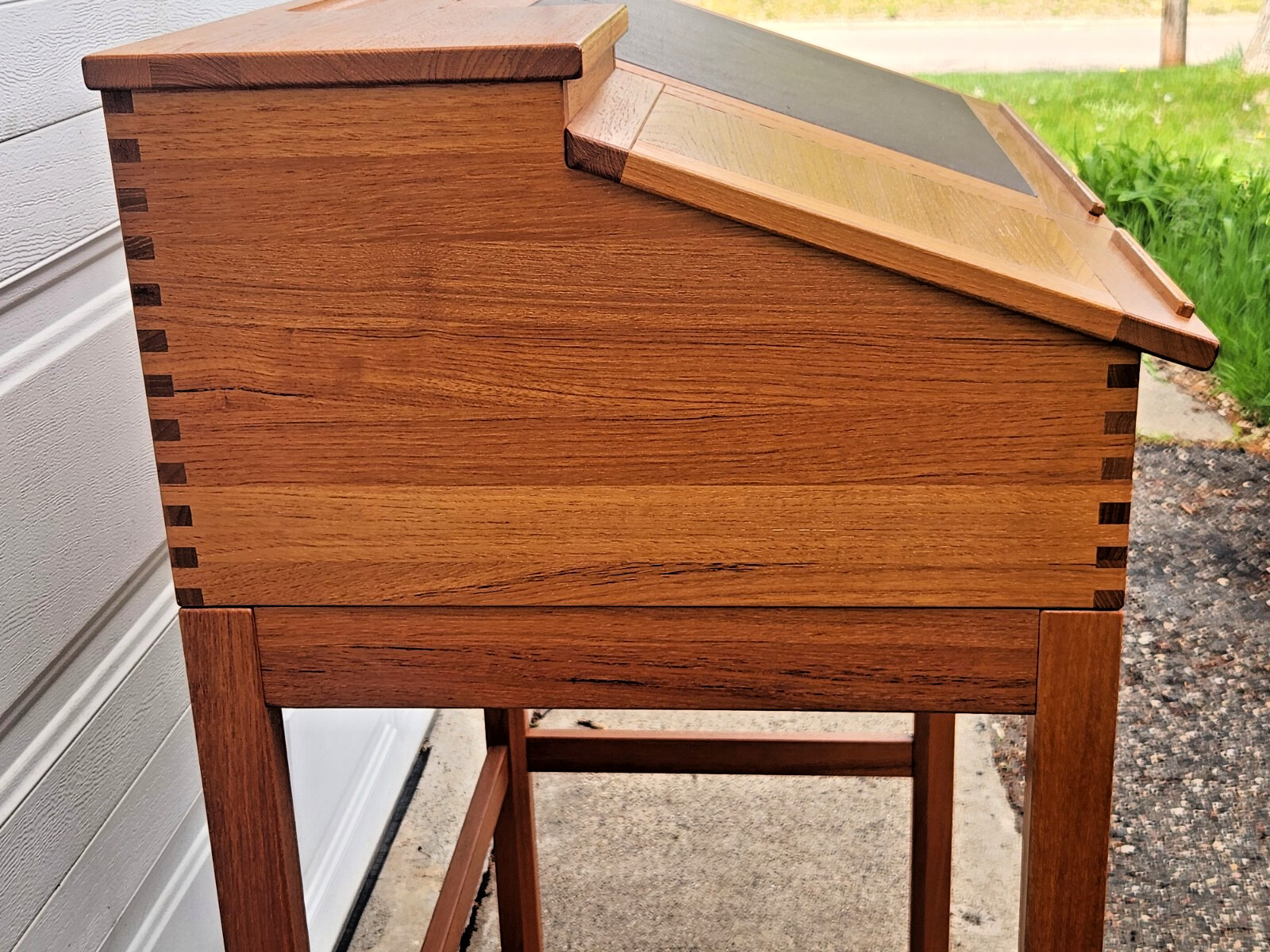 Andreas Hansen Mid Century Modern Cherry Wood Standing Desk
