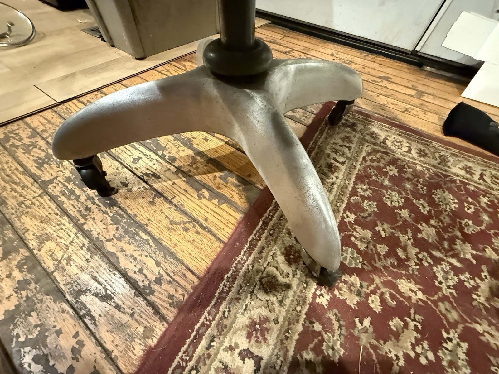 General Fireproofing Goodform Aluminum Office Chair Vintage Mid-Century