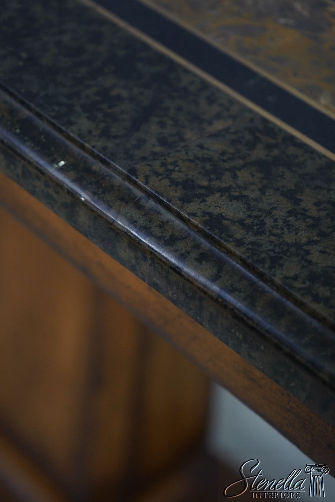 L69285: MAITLAND SMITH Attributed Marble Top Continental Occasional Table