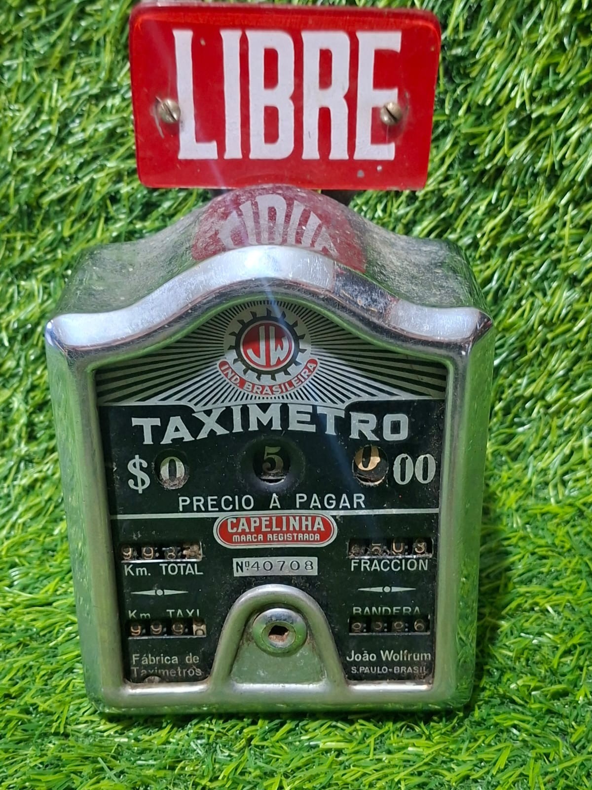 Antique Capelinha taximeter – Brazil