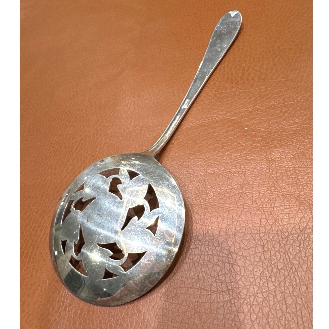 Vintage International Silver Co Original Rogers Tomato Cranberry Server Spoon