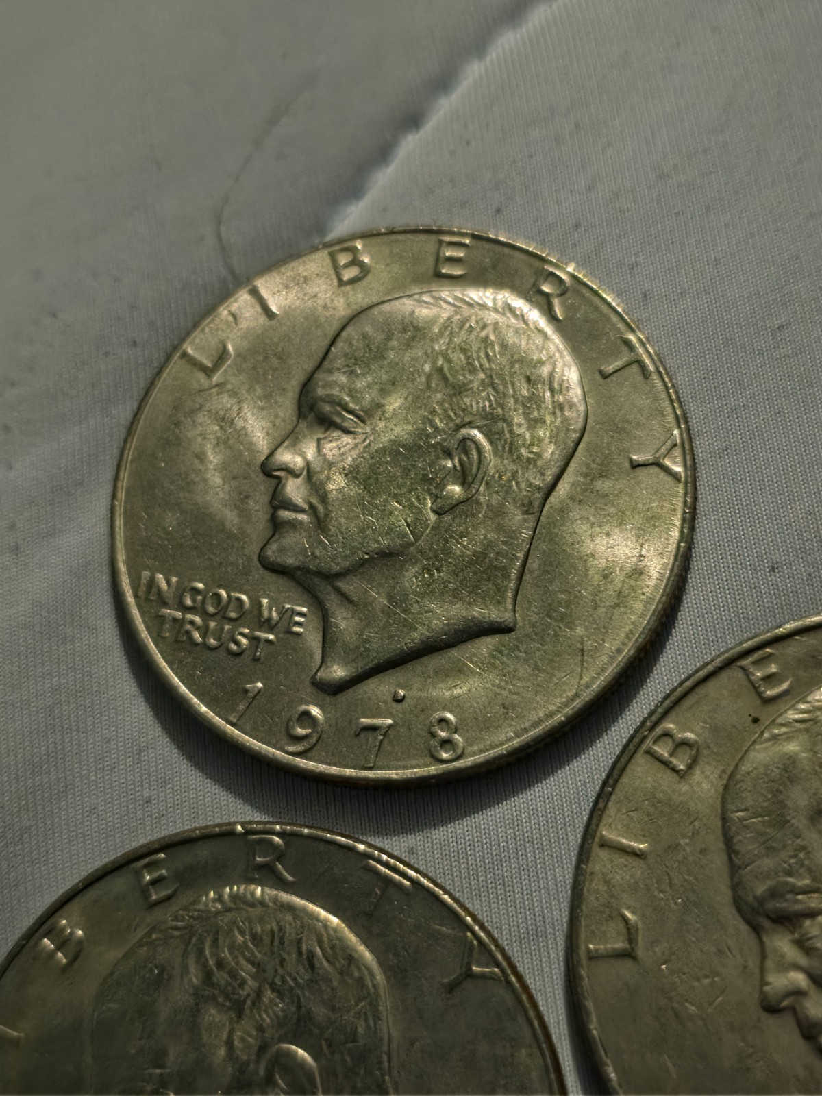 1978-D Eisenhower Dollar Final Year Large $1 Coin – MINT MARK ERROR