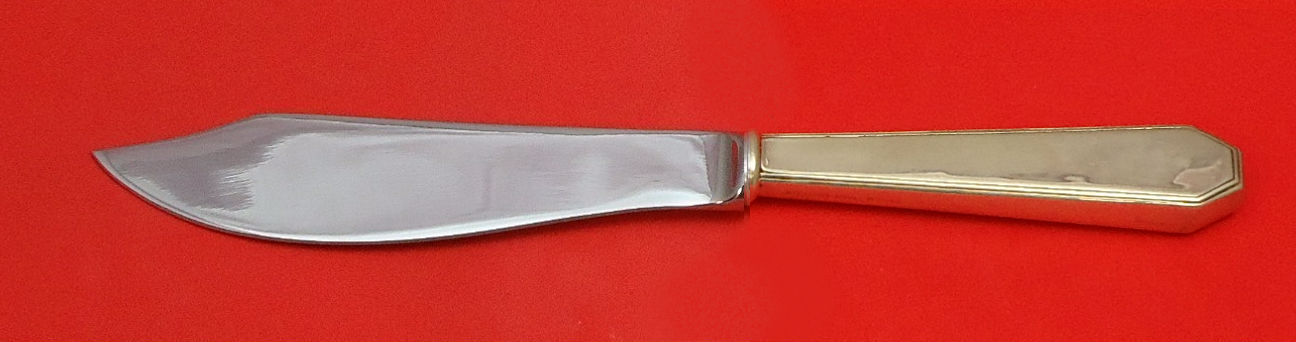 Queen Anne Plain by Dominick and Haff Sterling Fish Knife Individual HHWS Custom