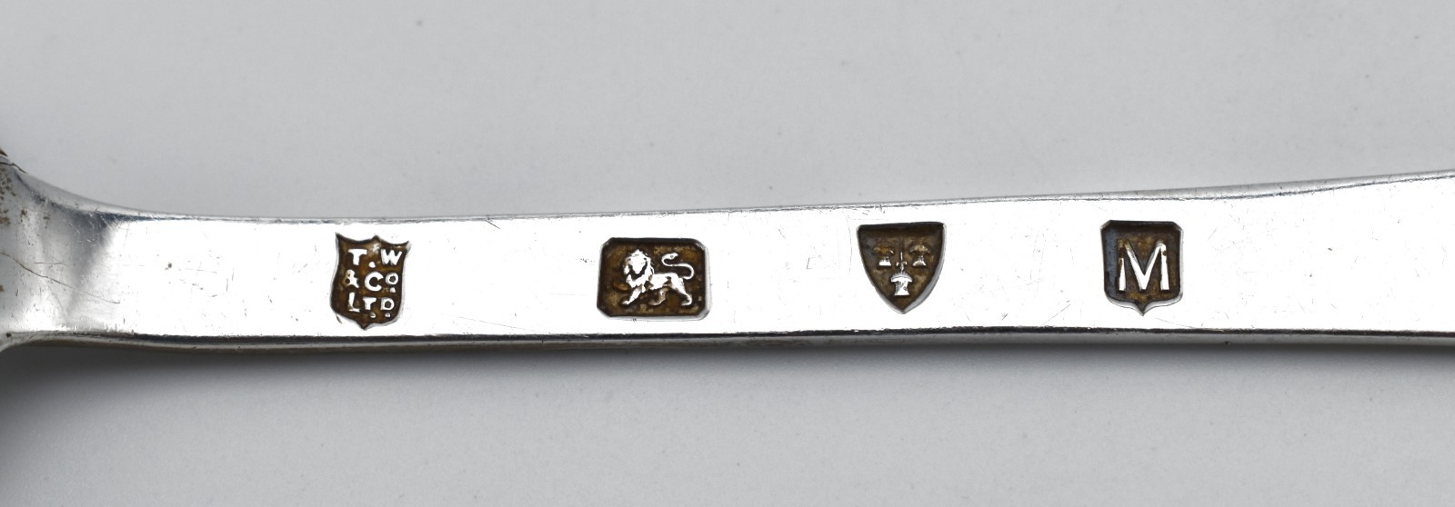 Vintage Solid Silver Trefid Spoon Replica James II 1686 Style 1962