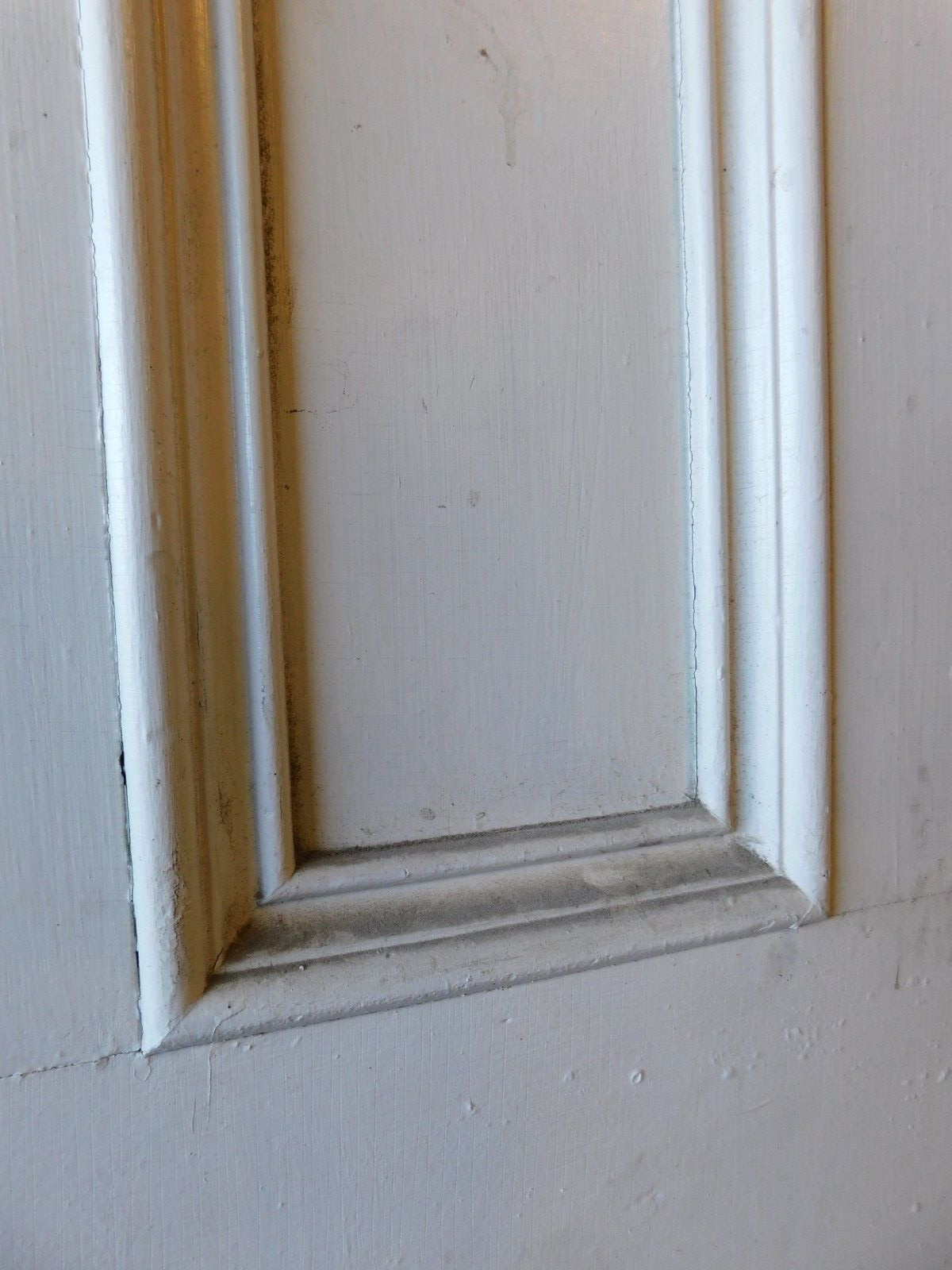 1860’s Antique ENTRY DOOR Large and Rare ITALIANATE Style Raised Panel ORNATE