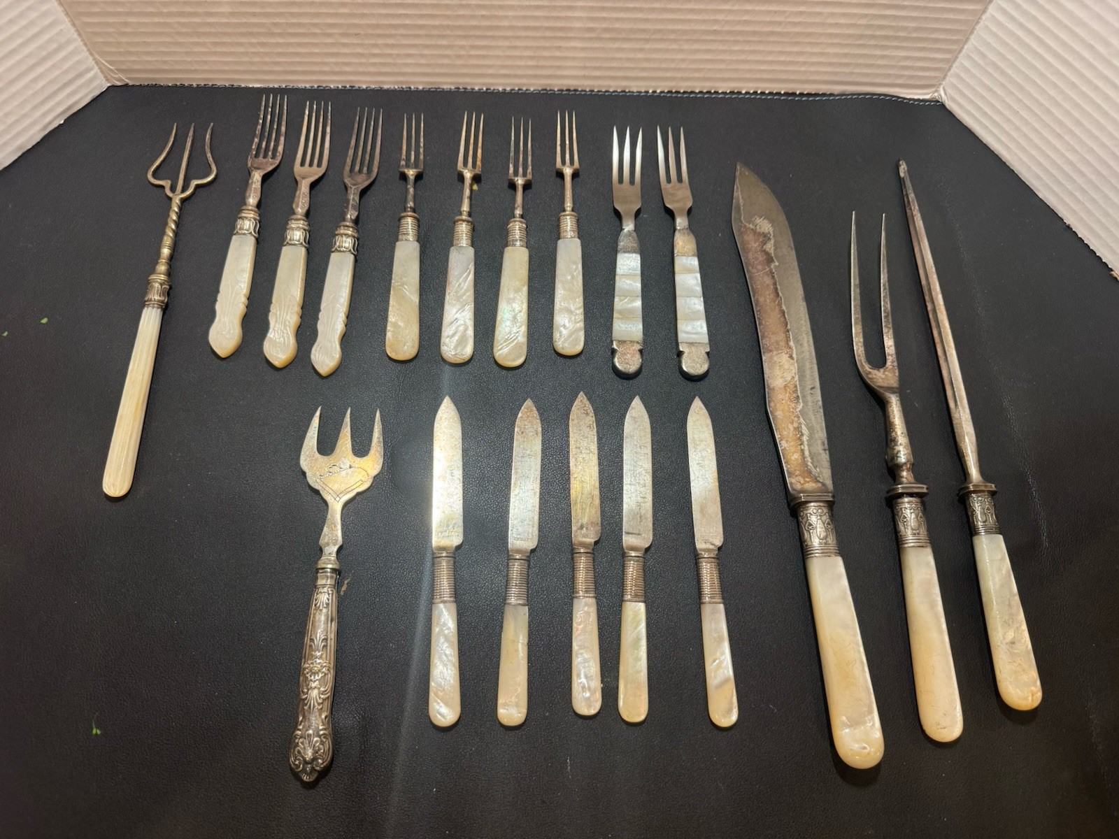 silver plated flatware mixed lot antique vintage some items are sterling