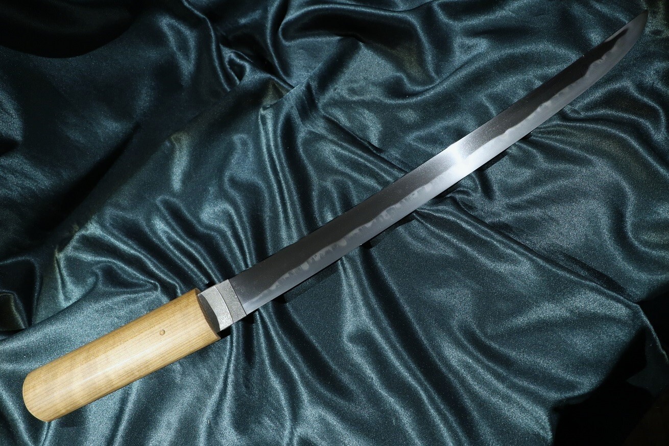 17 C. A BROAD SHINTO HIRAZUKURI WAKIZASHI KANEFUSA NBTHK Japanese Samurai Sword