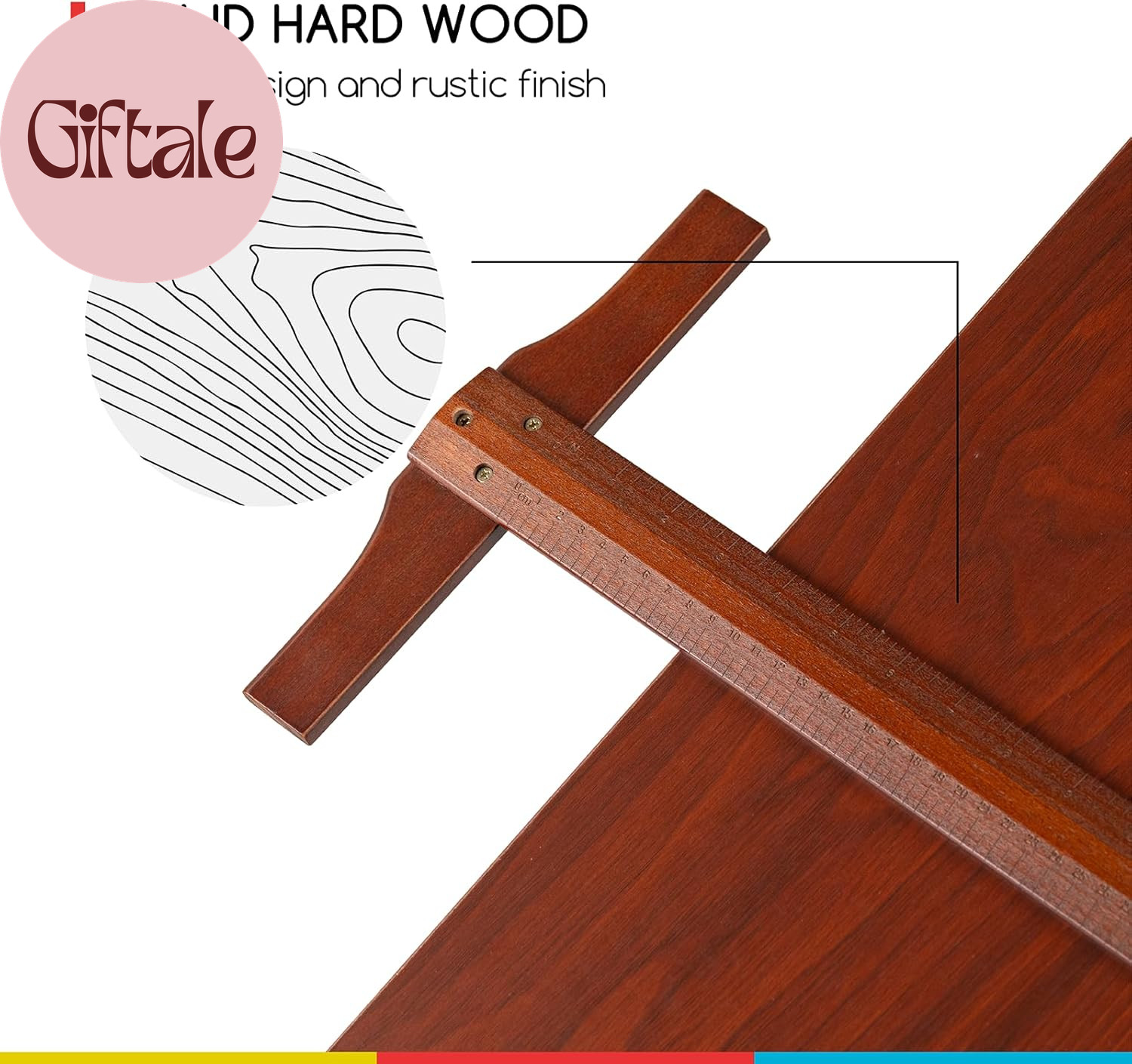 Vintage Wood Drafting Table & Stool Set, Artist Drafting Chair and Craft Table w