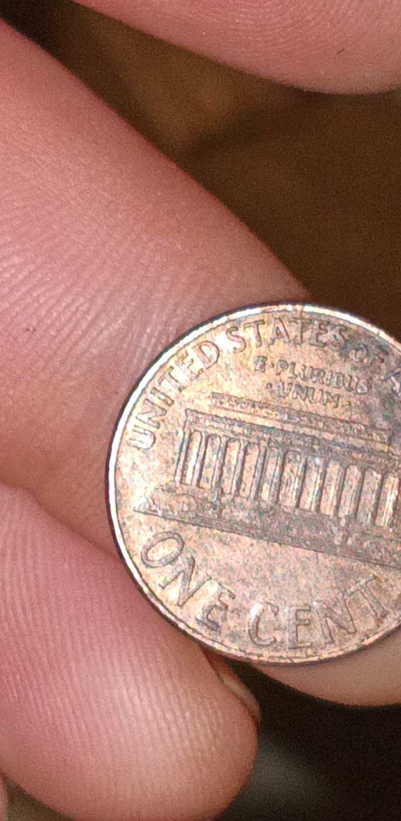 2002 Denver mint penny close am error coin