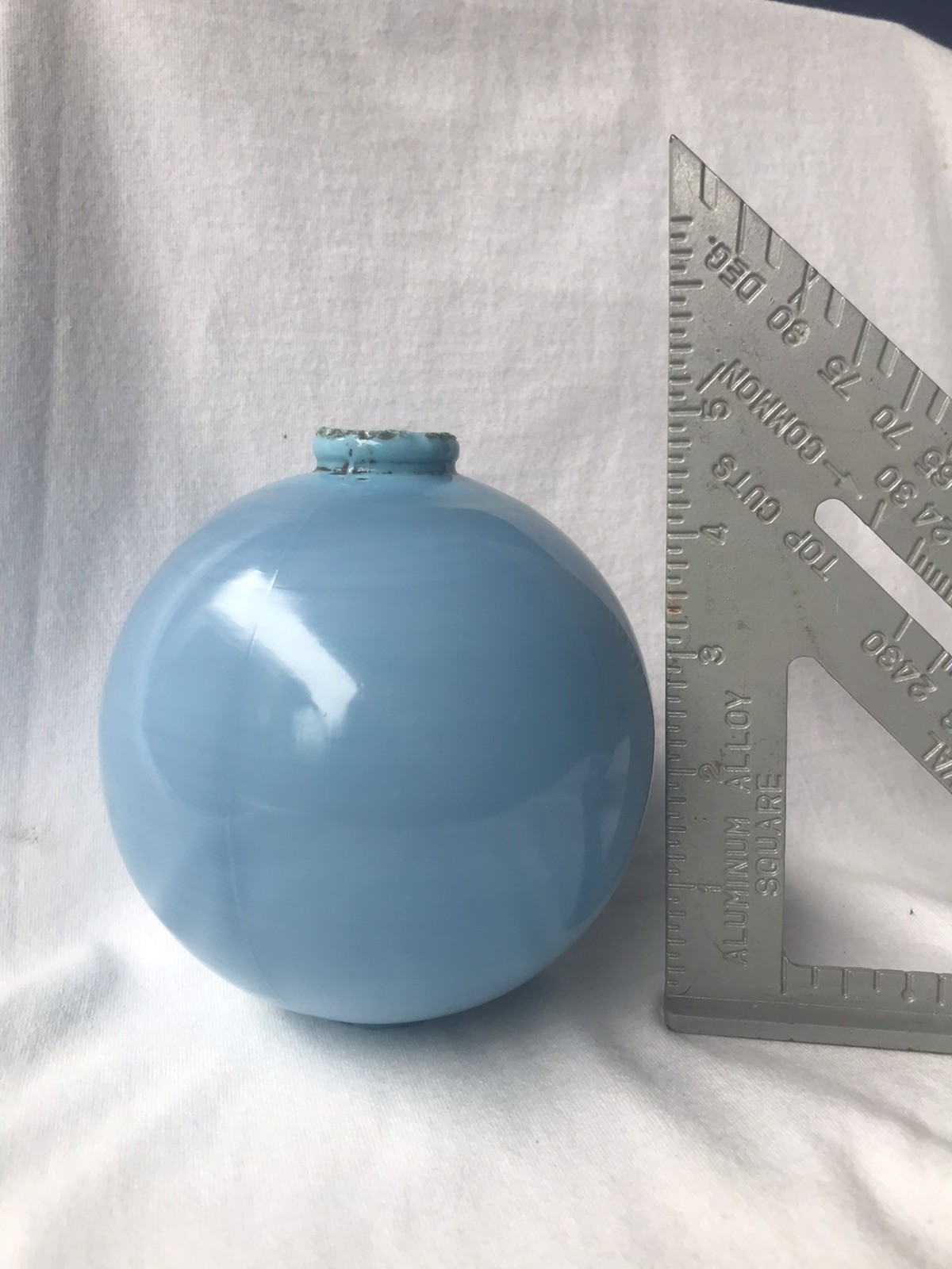 ⛈ ANTIQUE ~ BLUE LIGHTNING ROD BALL ~ IN PRETTY GOOD CONDITION