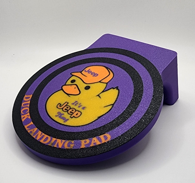 Magnetic Jeep Duck Landing Pad, Strong 150 lb Magnets, Fun Jeep Accessory