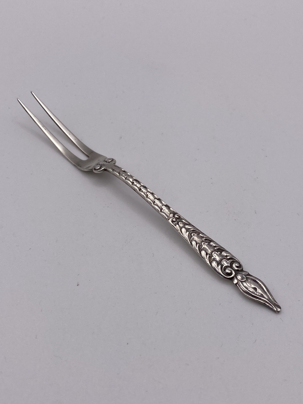 Luscious Gorham Sterling Silver Condiment Fork – No Monogram