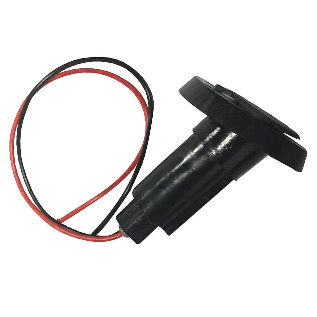 Boat Marine 2 Pin Stern Light Base Socket Waterproof in Cover with Wires and