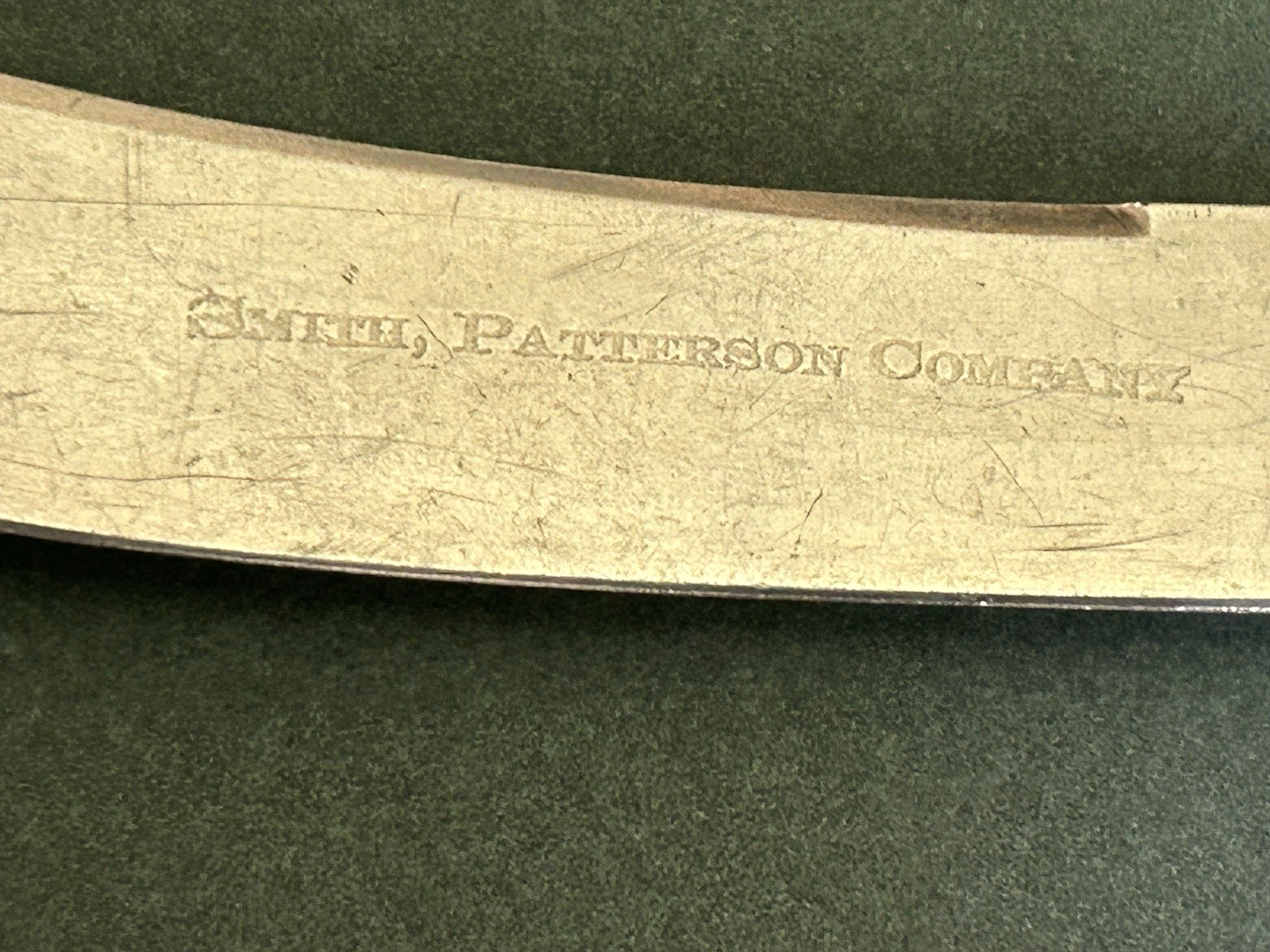 Antique Sterling Silver Smith Patterson Company Set of 2 Butter Knives 63g