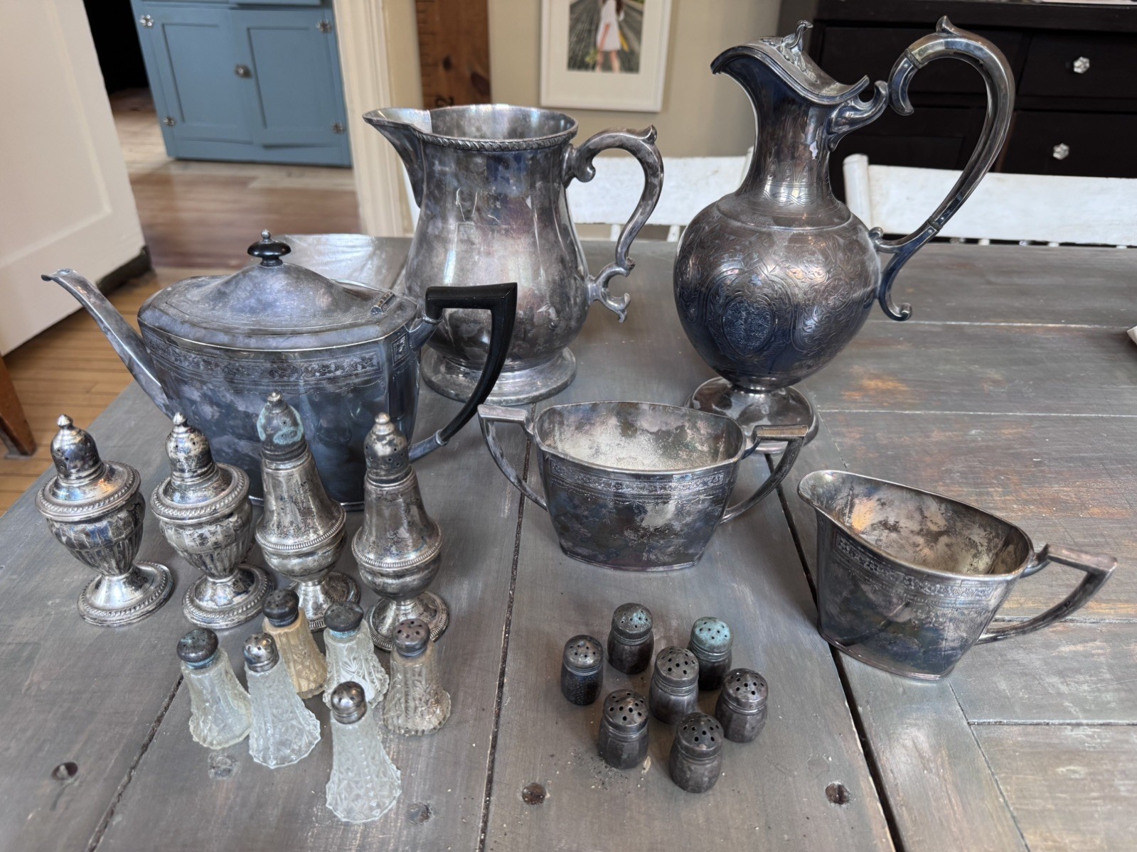 Victorian Era LOT – Ornate Silver-Plated – Late 1800’s or early 1900