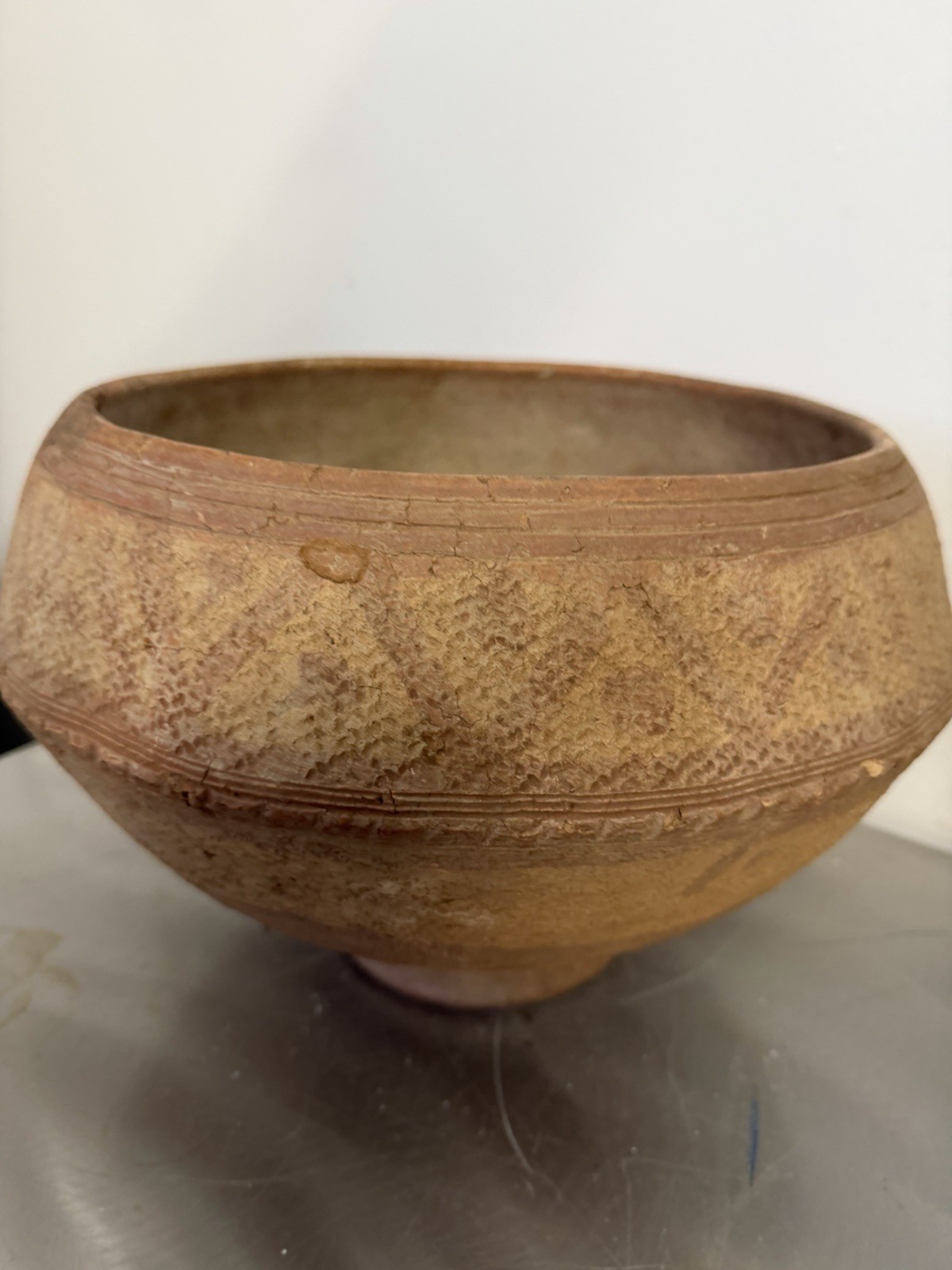 Antique Djenne Terracotta Vessel Container ( Djenno Culture)Mali, Africa