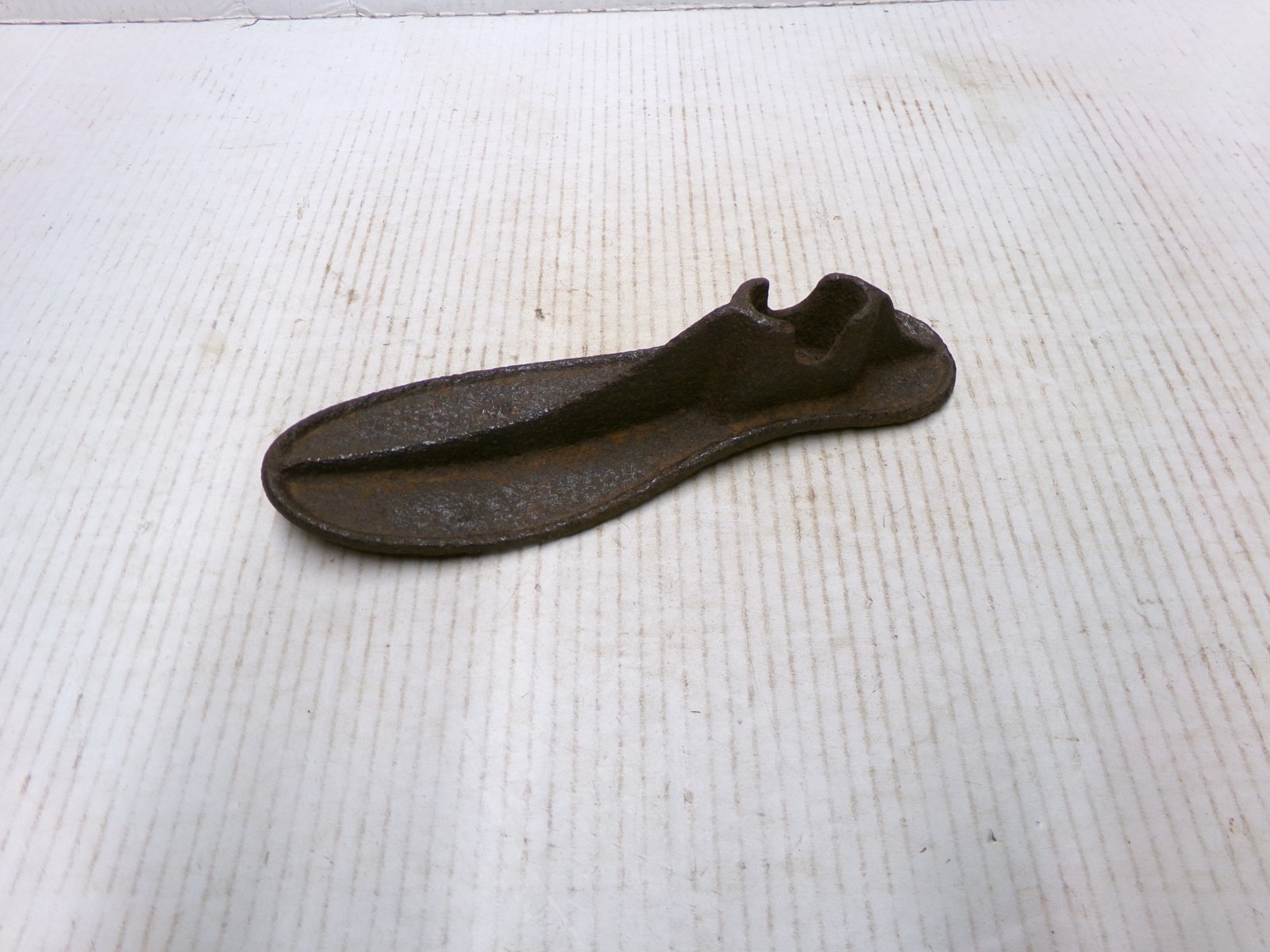 Vintage Cast Iron Metal Shoe Form Mold Size 10