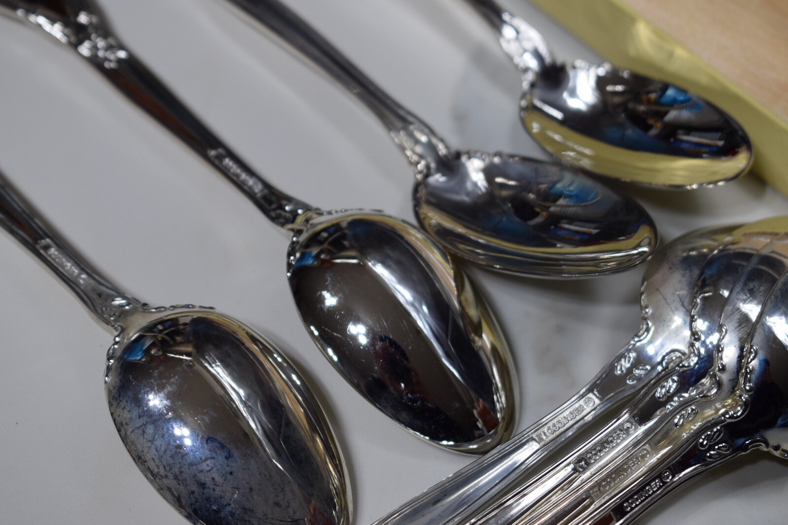 Godinger Grand Master Silverplate Spoons 6.5″ Set of 8